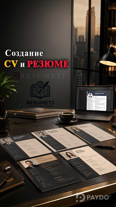 Сохтани Резюме - Создание Резюме