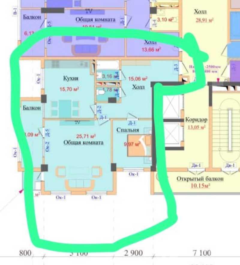 3-комн. • 4 этаж • 83.0 м² • Новостройка