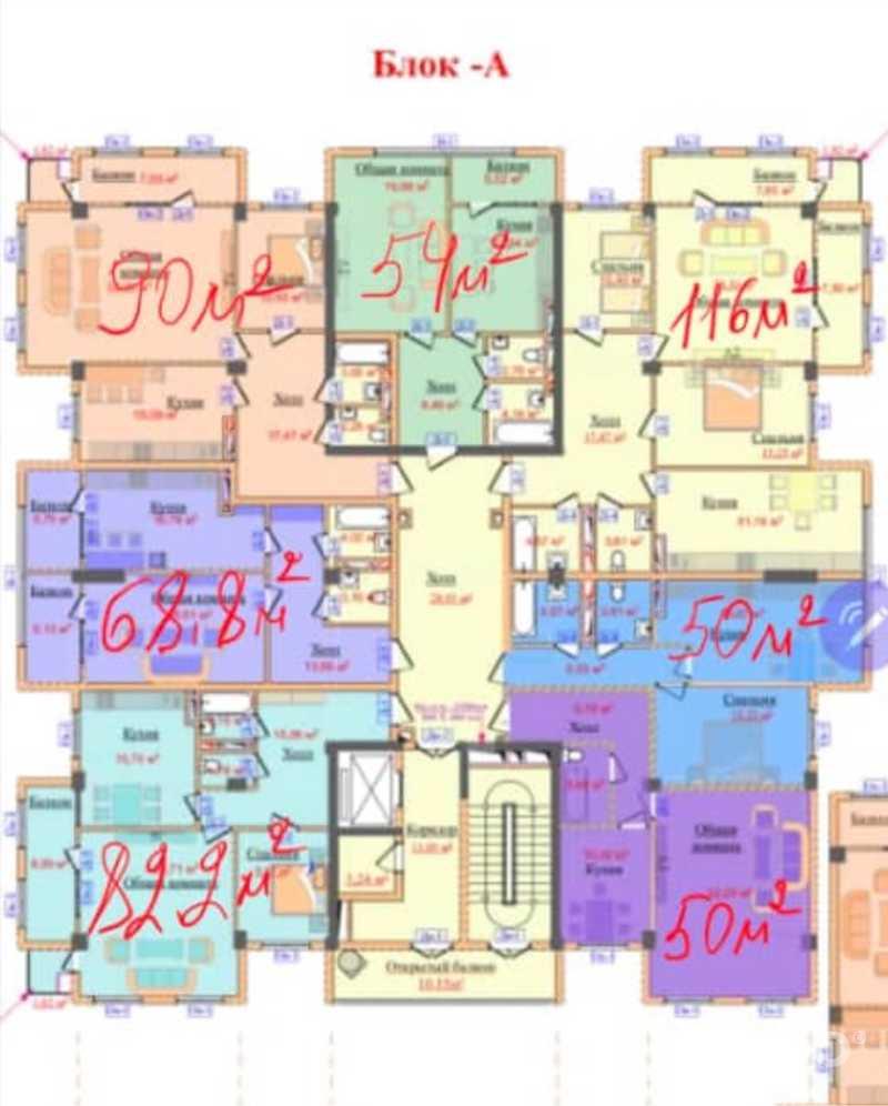3-комн. • 4 этаж • 116.0 м² • Новостройка