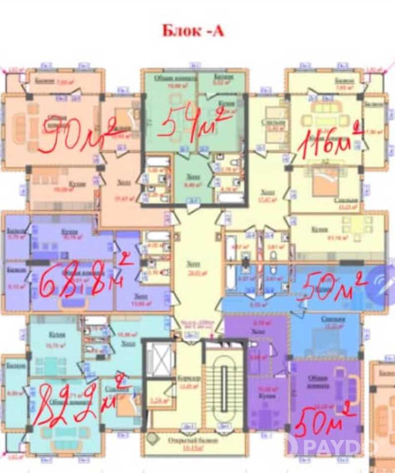 3-комн. • 4 этаж • 115.0 м² • Новостройка