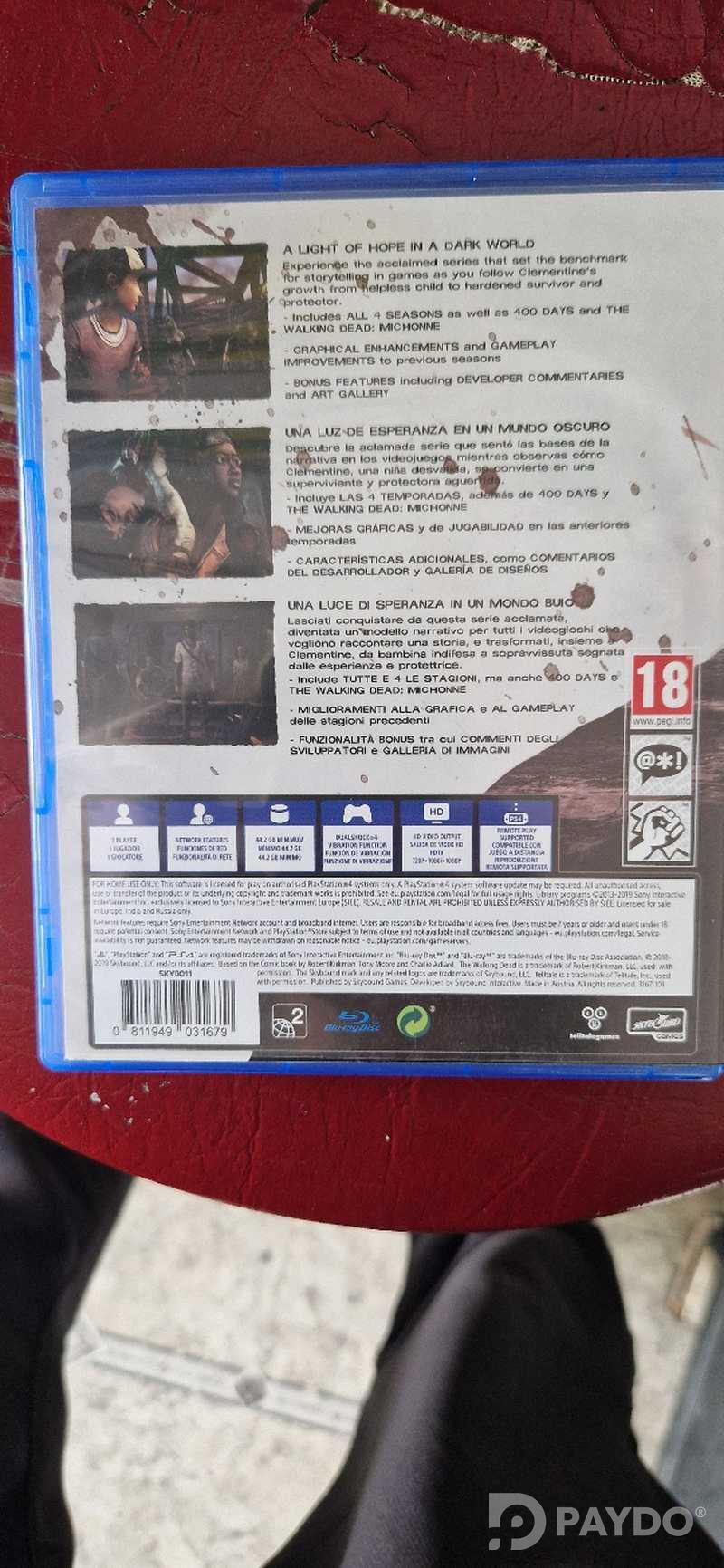 Игра The Walking Dead для PS4