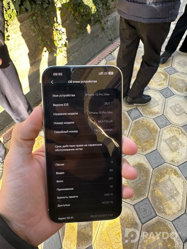 Apple iPhone 13 Pro Max • 256 ГБ • Графитовый