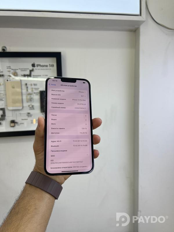 Apple iPhone 13 Pro Max • 128 ГБ • Горный синий
