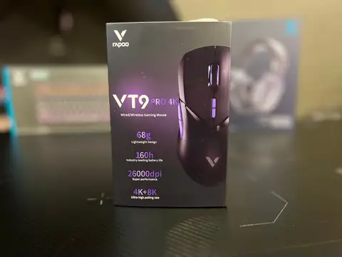 Rapoo Vt9Pro4K: Упаковка и комплектация