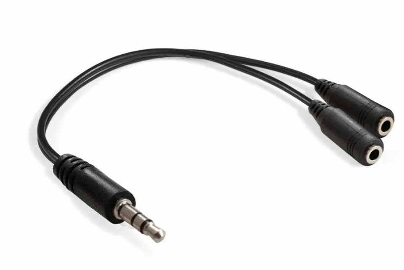 Кабель аудио разветвитель ExeGate EX-CCA-415-0.15 (3.5mm Jack M/2x3.5mm Jack F) 0.15м (EX294736RUS)