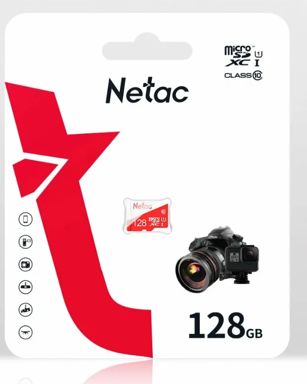 Карта памяти MicroSDXC 128GB UHS-I NETAC P500 ECO (NT02P500ECO-128G-S)