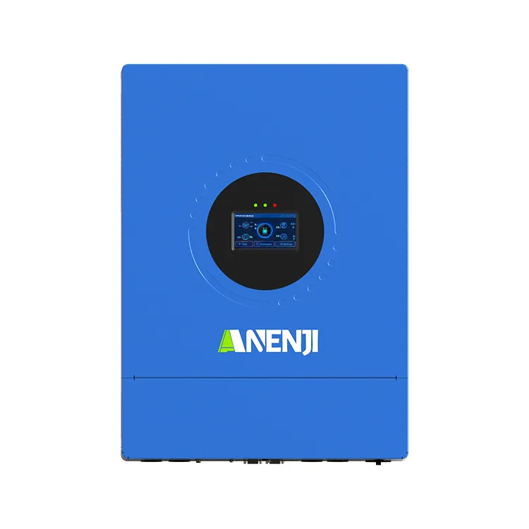 Гибридный солнечный инвертор Anenji 2500 Вт 12 В MPPT 120A, WiFi, чистая синусоида