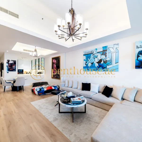 Burj View | Upgraded | Maids Room | High ROI