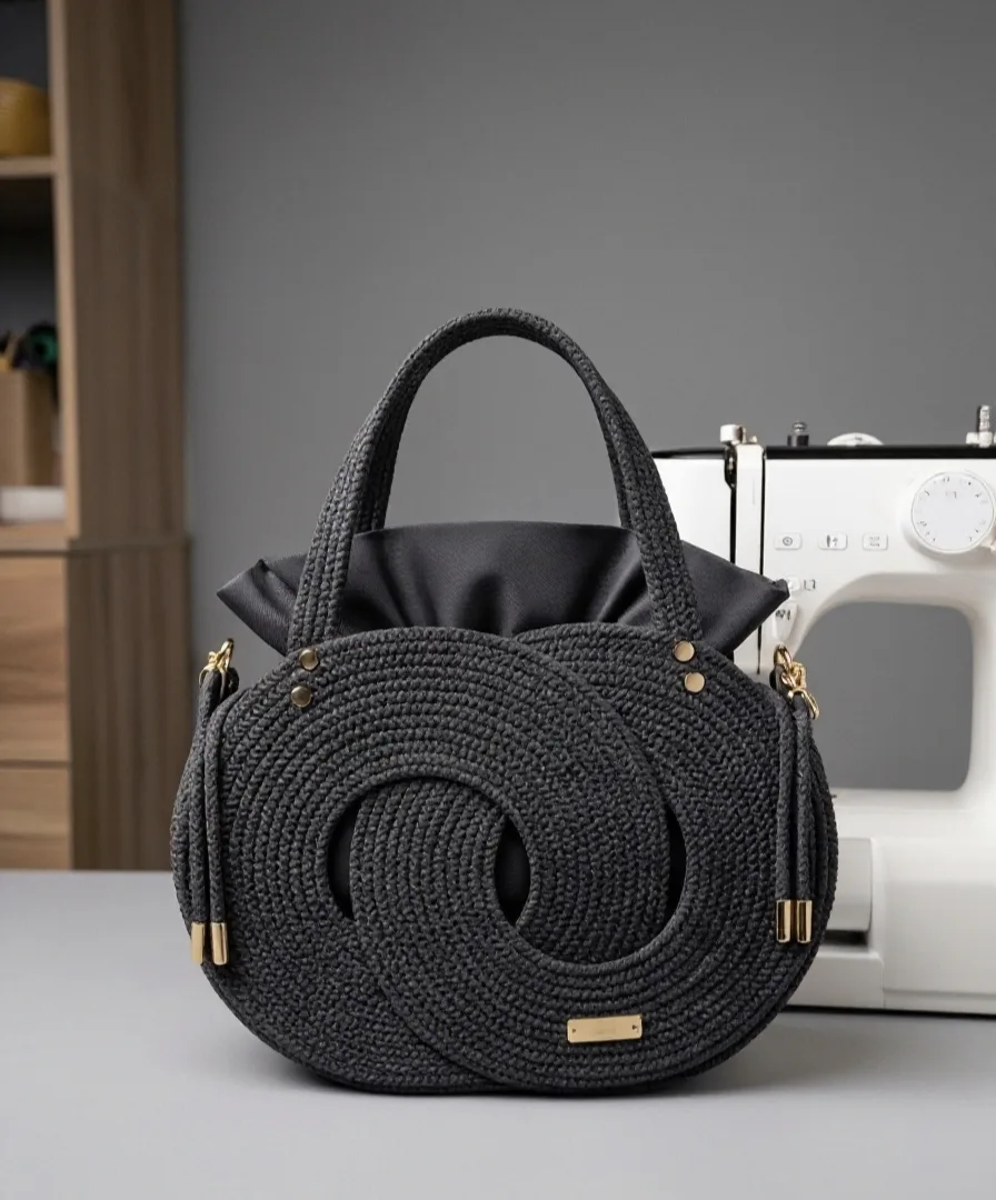 Многие думают, что 👜 сумочки из хлопкового шнура это только летний аксессуар ☀️ и что для зимы ❄ они совершенно не предназначены.