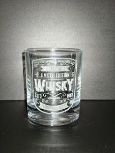 Стакан с гравировкой WHISKY, 310мл