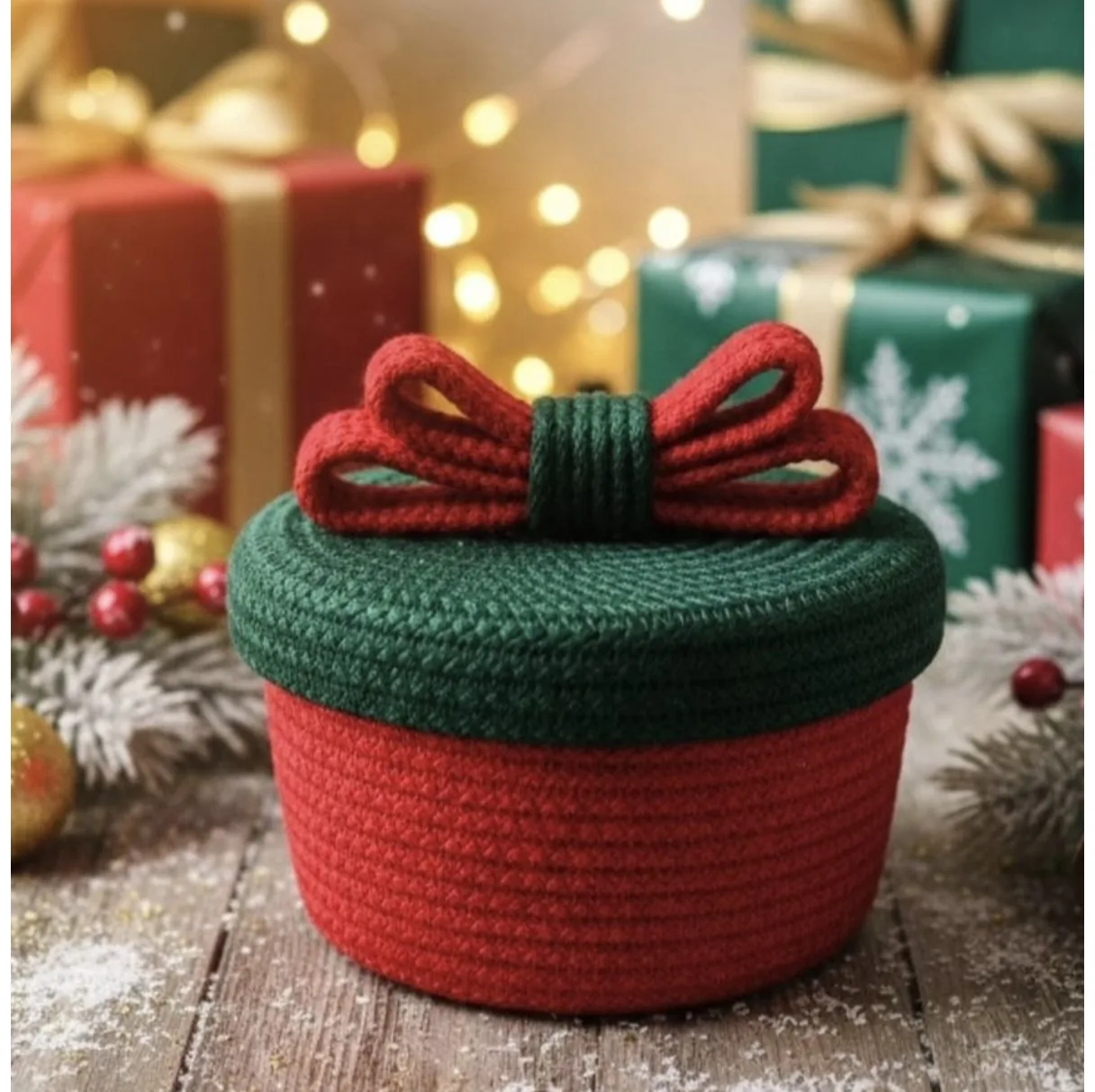 🎄 Начинаю принимать предзаказы на новогодние корзины и плейсматы!