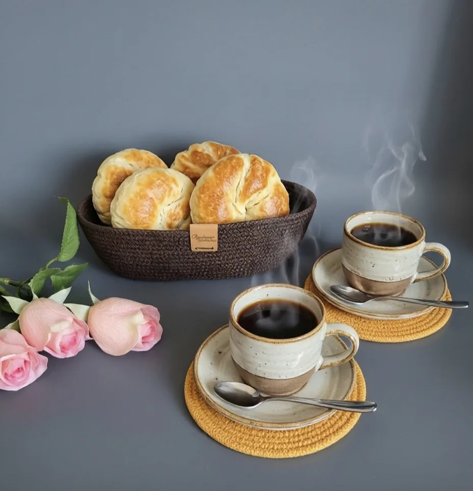 Изделия из хлопкового шнура для дома 🏠