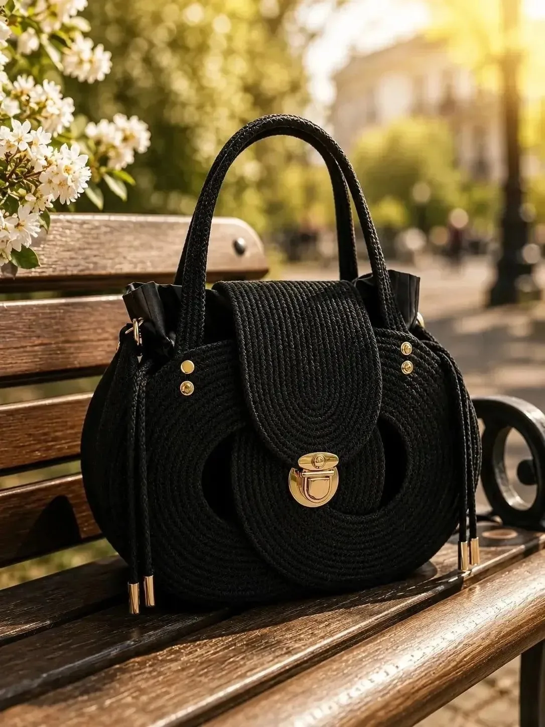 👜 Сумка из хлопкового шнура ГРАЦИЯ