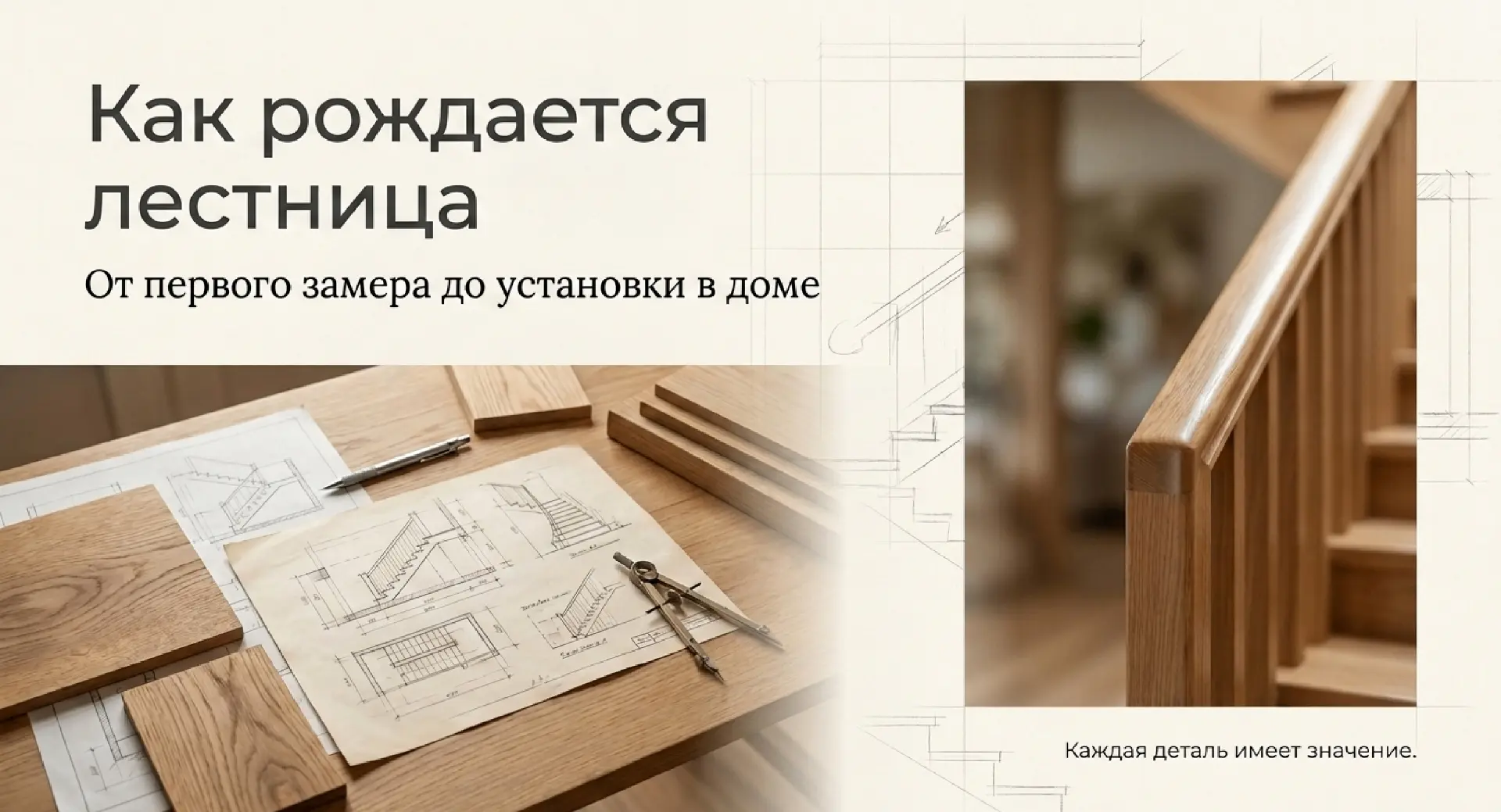 Как рождается лестница, которая становится частью дома?