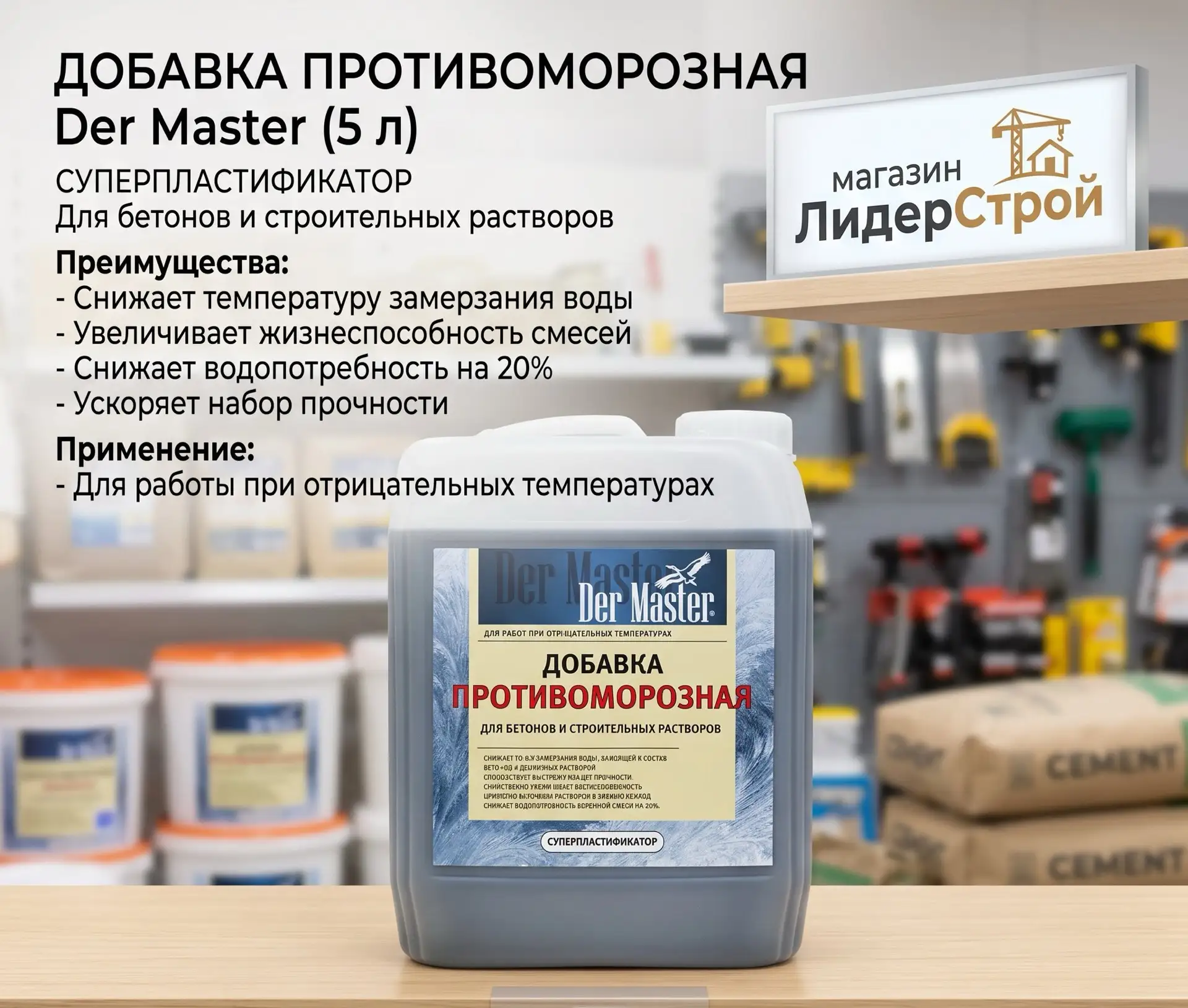 Надежность и качество с Der Master в «ЛидерСтрой»! 🏗️