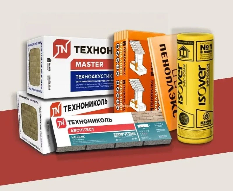 «ТехноНИКОЛЬ MASTER Техноакустик» (каменная вата, звукоизоляция);