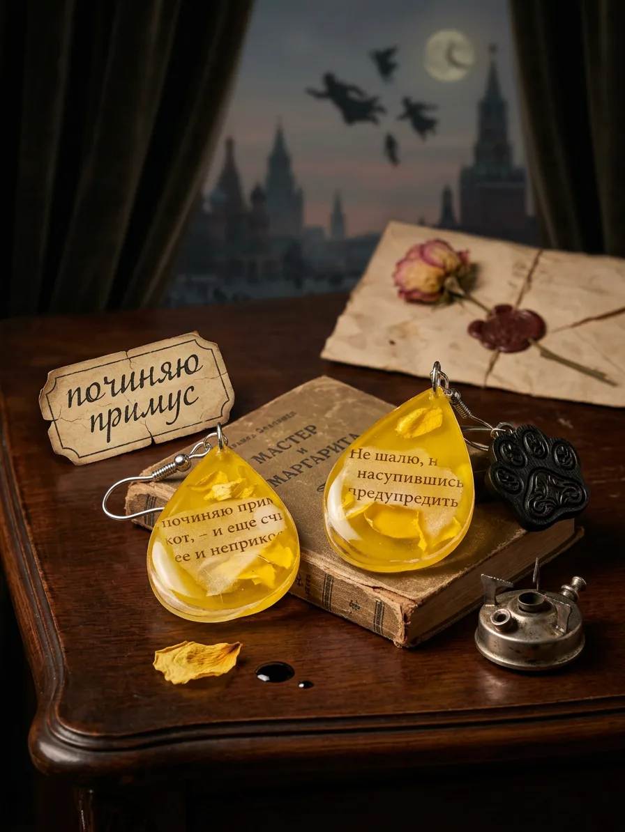 ✨ СЕРЬГИ «МИСТИКА БУЛГАКОВА»: ПОЧИНЯЮ ПРИМУС ✨
