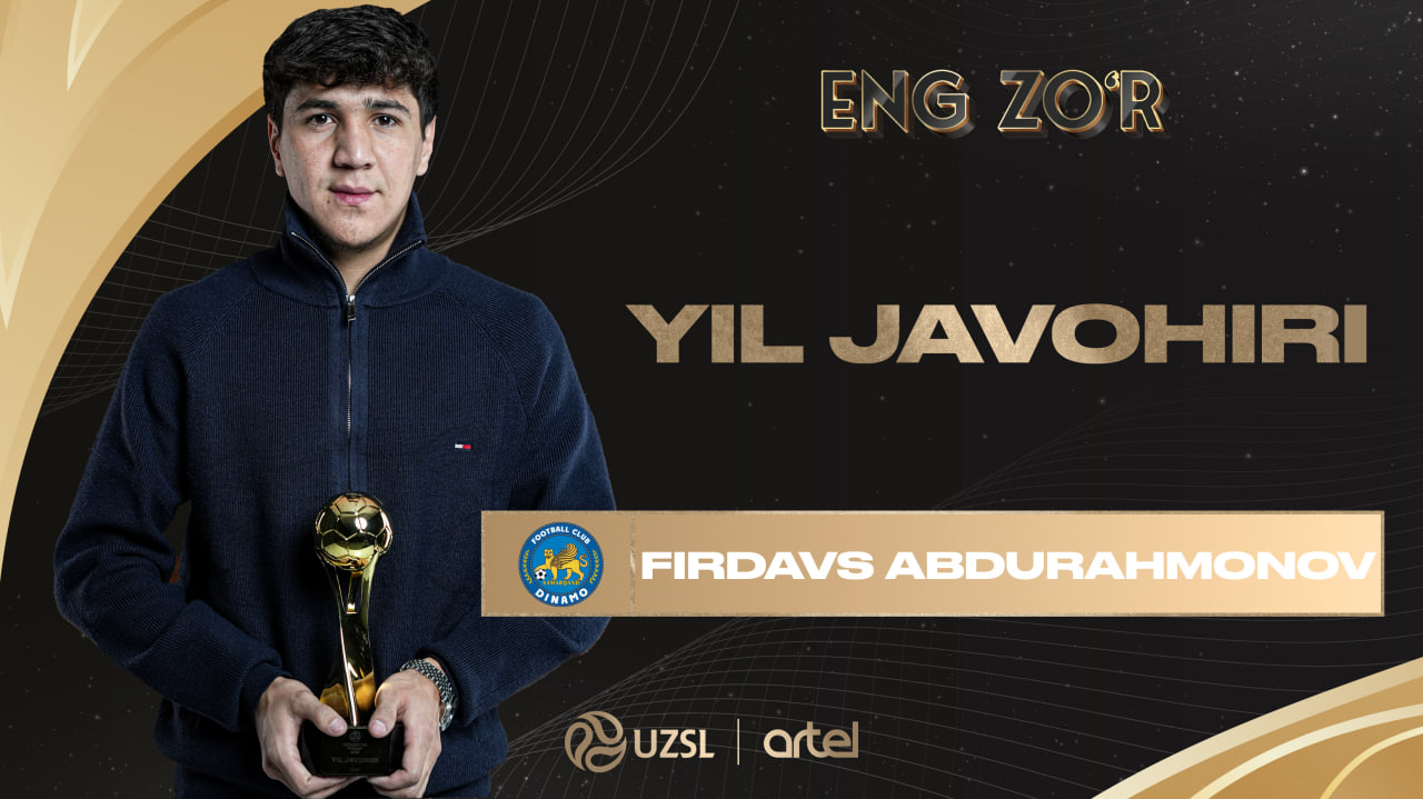 Superliga-2025. Yil javohiri — Firdavs Abdurahmonov