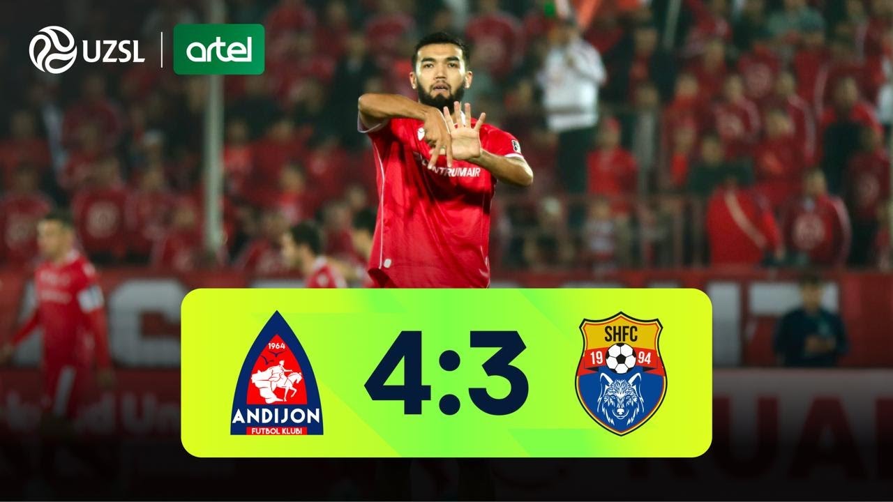 Superliga, 25-tur. Andijon 4:3 Sho‘rtan