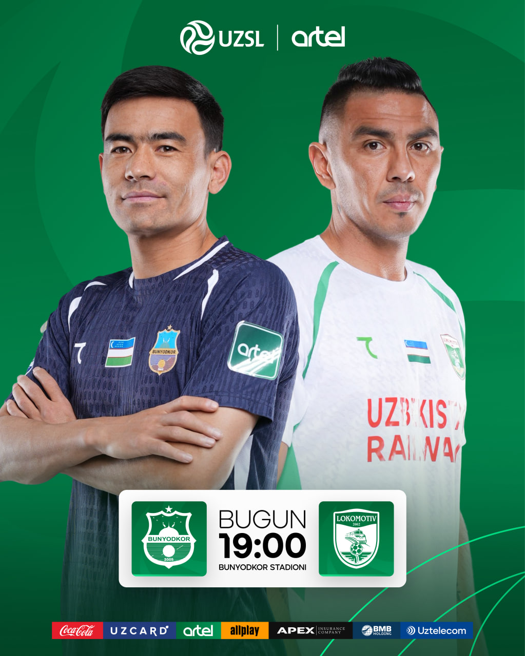 Toshkent derbisiga marhamat!