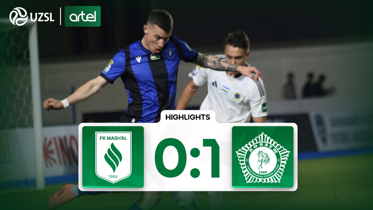 Superliga, 8-tur. Mash'al 0:1 Xorazm