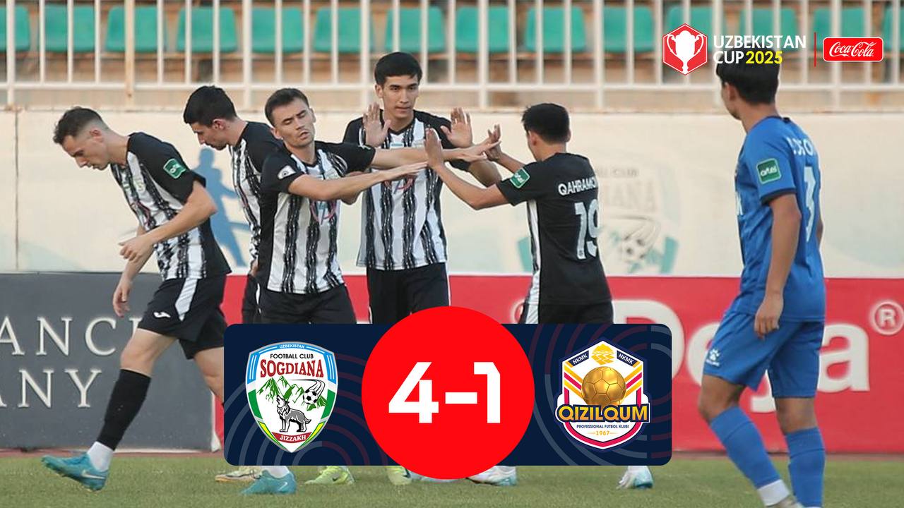 O‘zbekiston kubogi, 1/8 final. So‘g‘diyona 4:1 Qizilqum