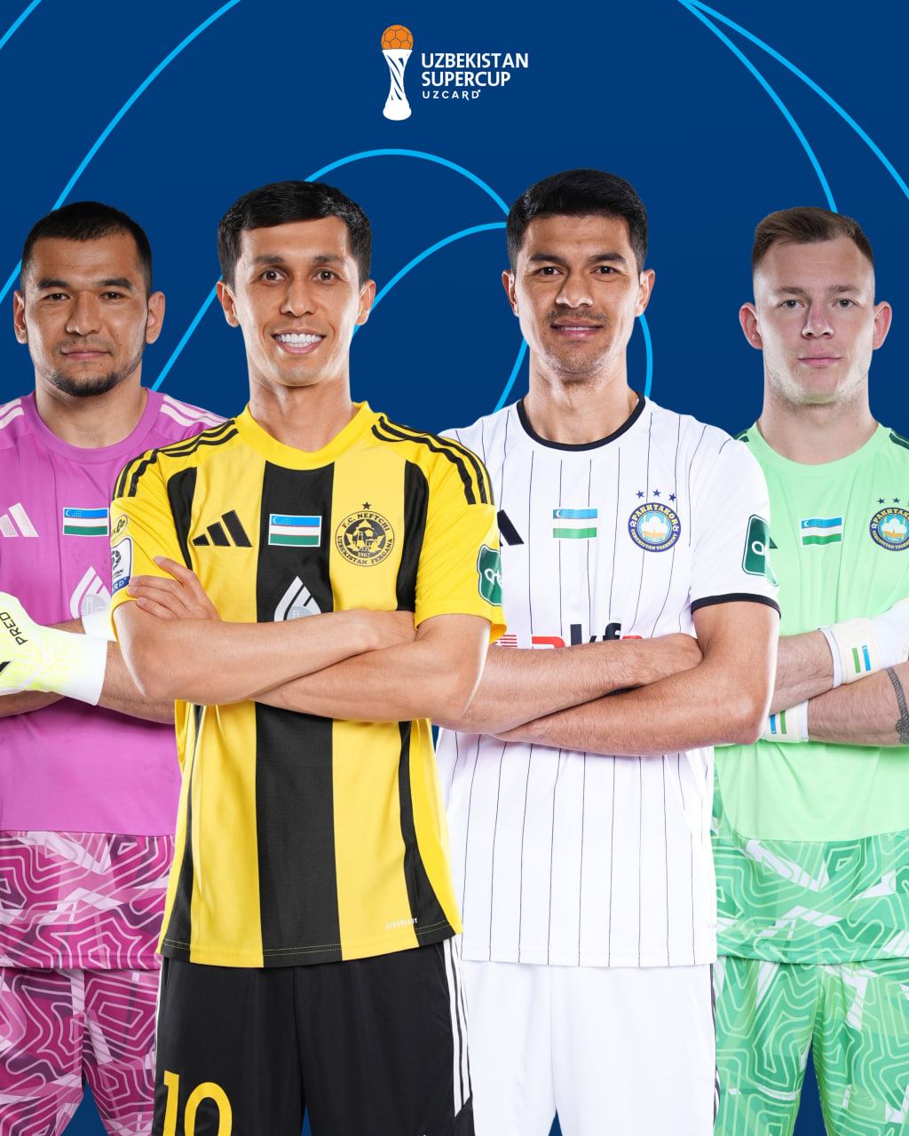 Superkubok. Neftchi sariq-qora, Paxtakor esa oq libosda maydonga tushadi