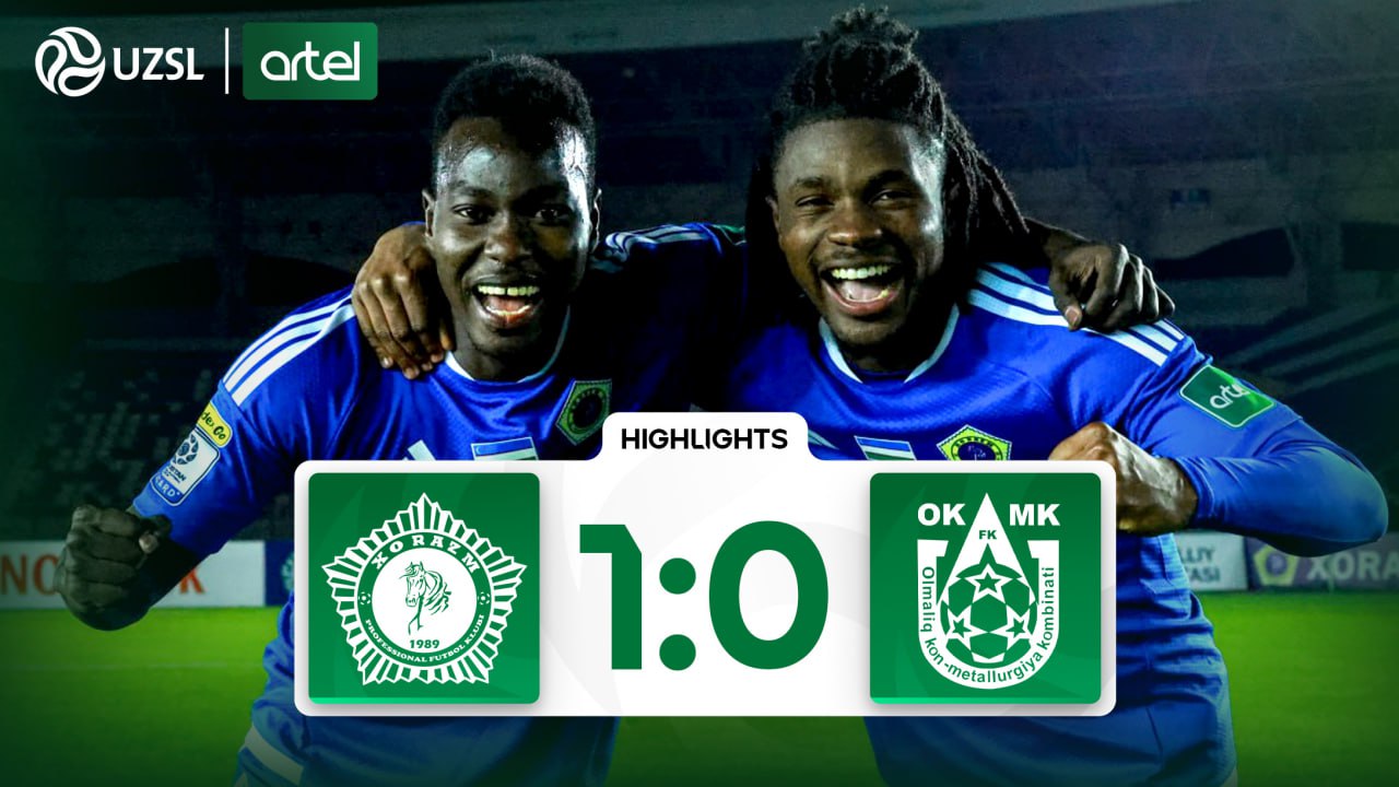 Superliga, 2-tur. Xorazm 1:0 OKMK