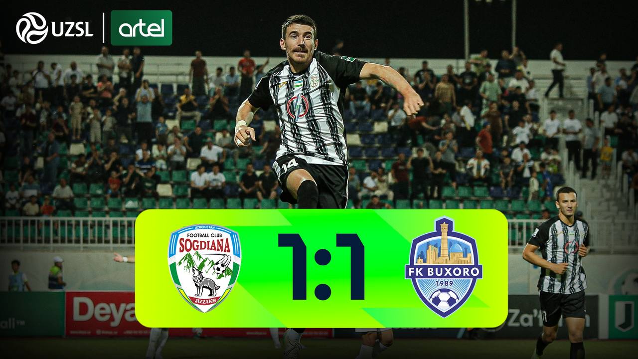 So‘g‘diyona 1:1 Buxoro. Match highlights