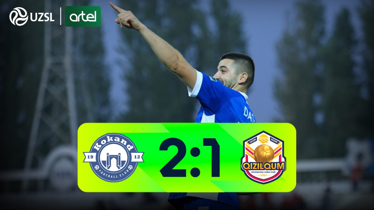 Superliga, 21-tur. Qo‘qon-1912 2:1 Qizilqum