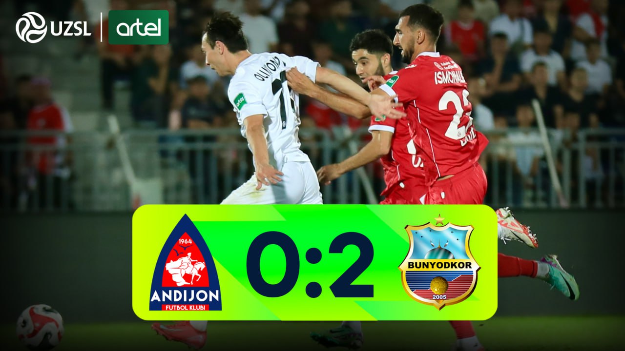 Superliga, 15-tur. Andijon 0:2 Bunyodkor