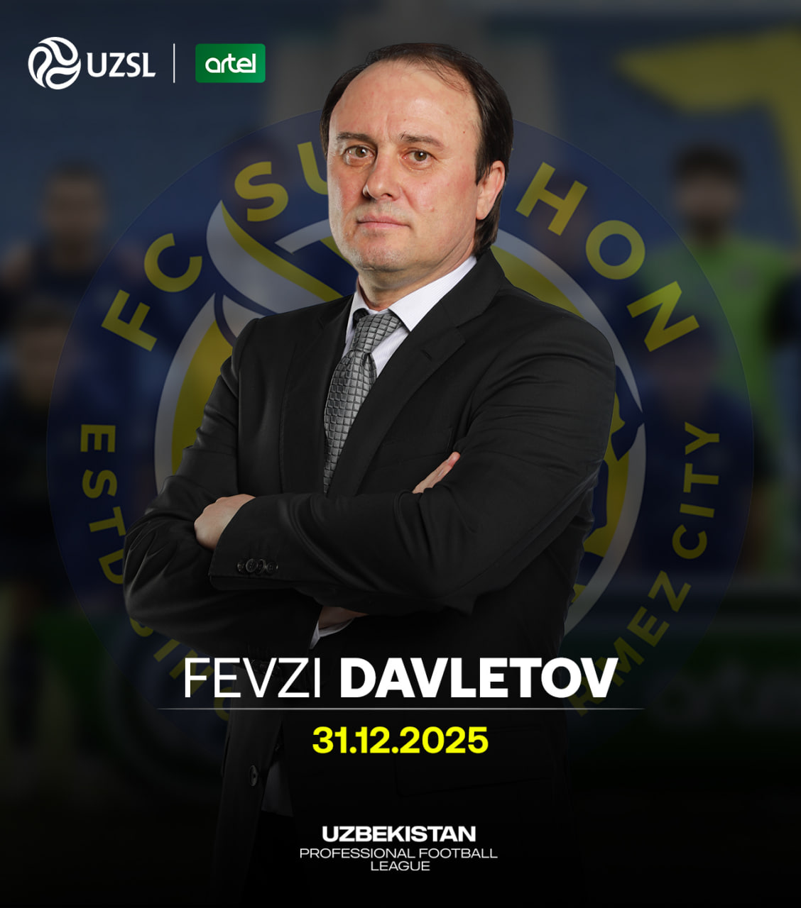 Fevzi Davletov will continue as the head coach of FC Surkhon