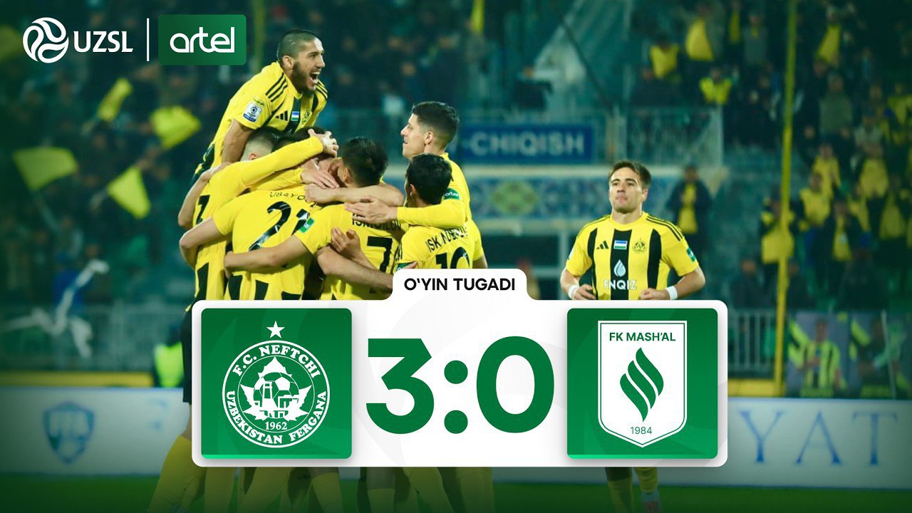 Superliga, 1-tur. Neftchi 3:0 Mash'al