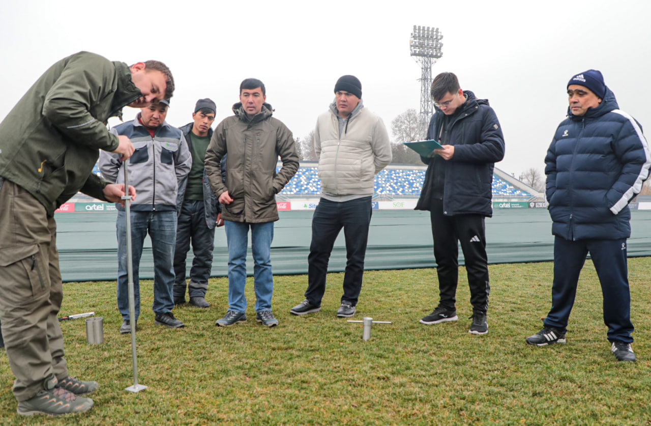 Superliga stadionlarini mavsumga tayyorlash boshlandi