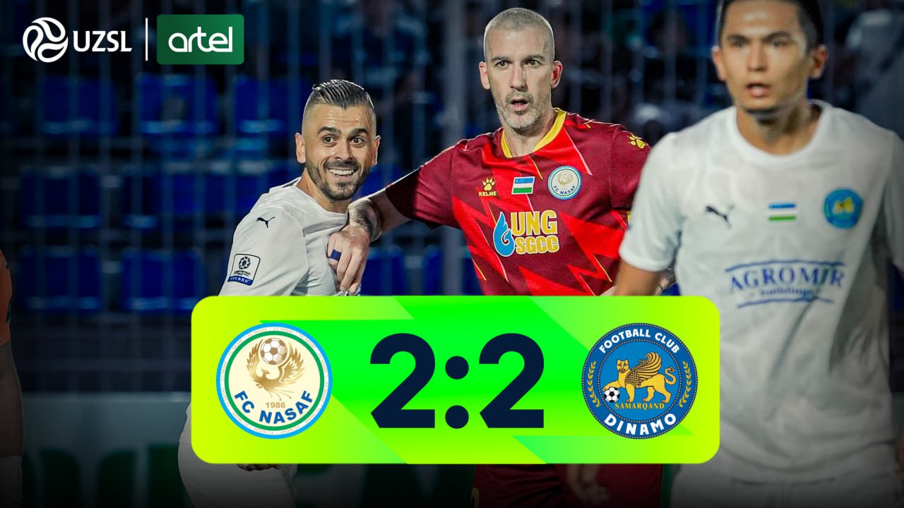 Dinamo 2:2 Nasaf. Match highlights