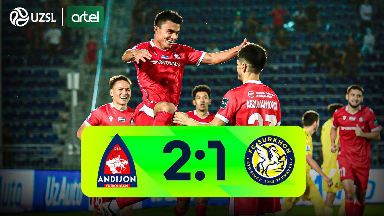 Superliga, 11-tur. Andijon 2:1 Surxon