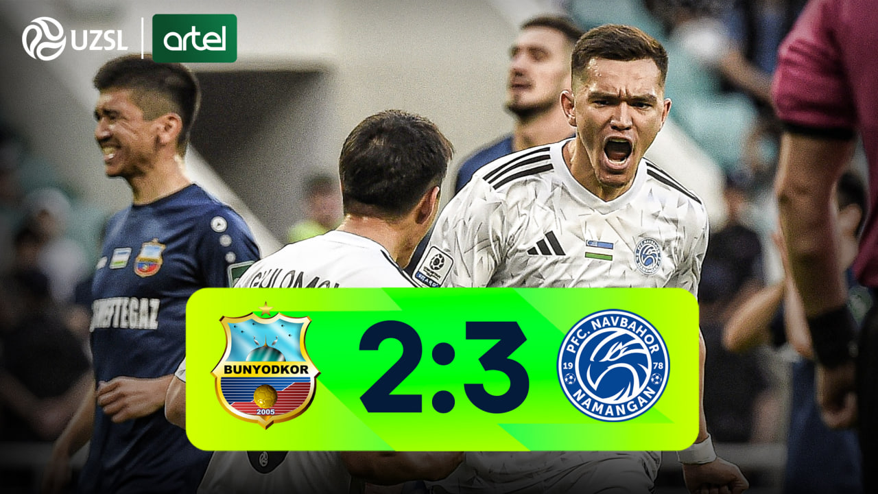 Superliga, 10-tur. Bunyodkor 2:3 Navbahor