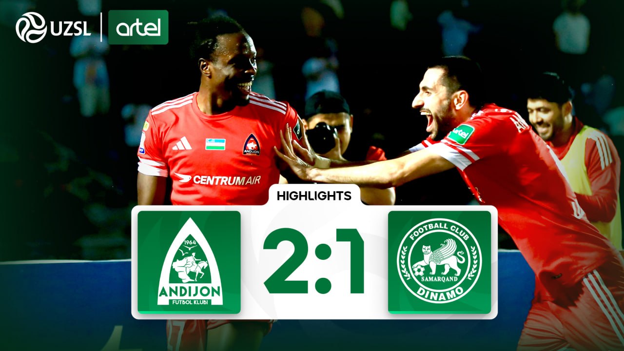 Superliga, 10-tur. Andijon 2:1 Dinamo