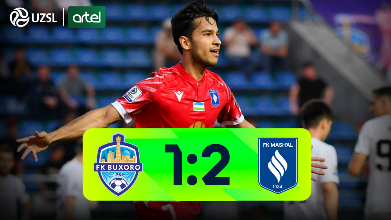 Superliga, 8-tur. Buxoro 1:2 Mash'al