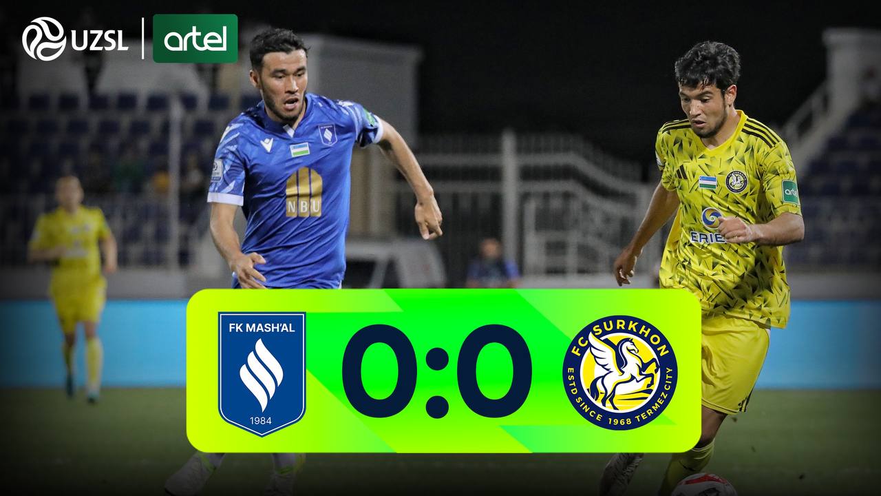Superliga, 7-tur. Mash'al 0:0 Surxon