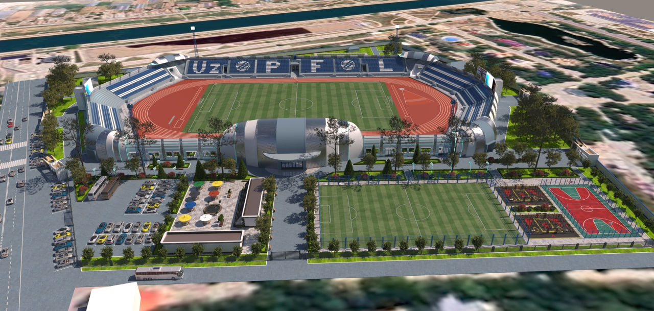 Gulistondagi stadion 16 ming muxlisga mo‘ljallab ta’mirlanmoqda