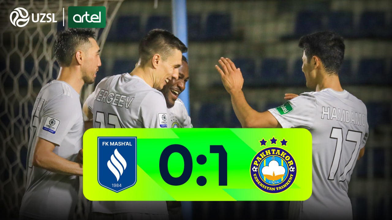 Superliga, 16-tur. Mash'al 0:1 Paxtakor