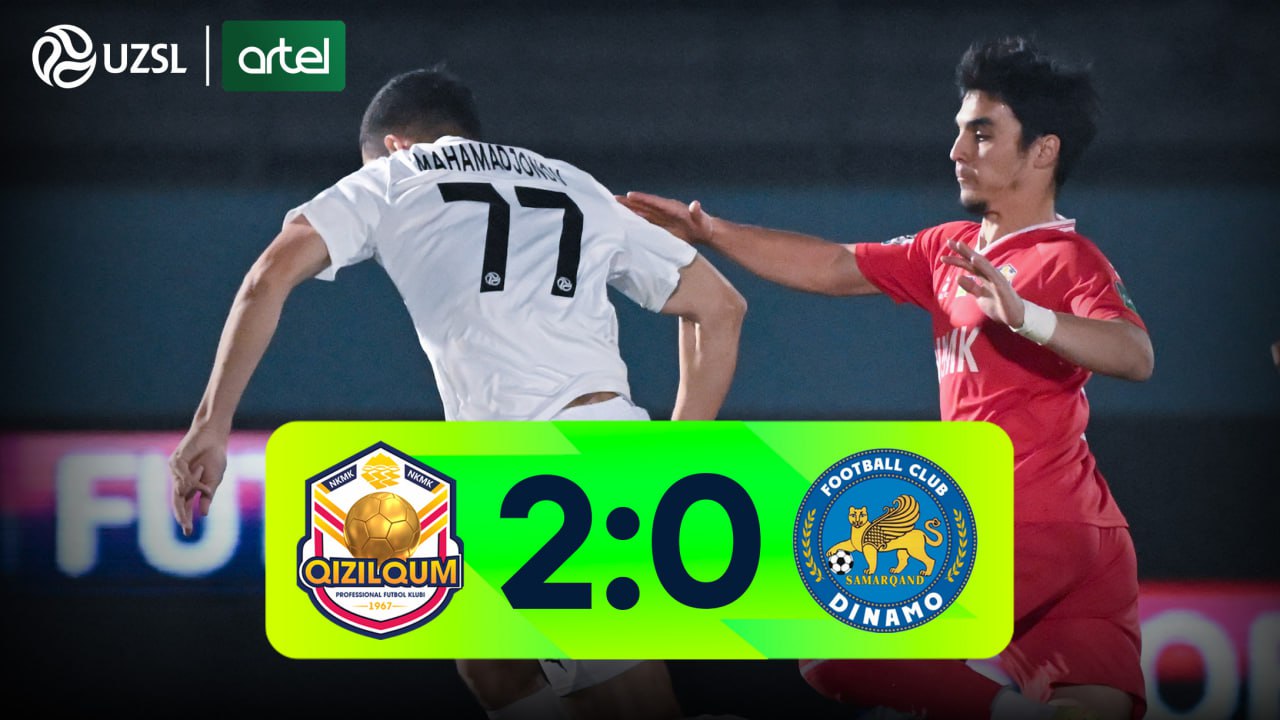 Superliga, 26-tur. Qizilqum 2:0 Dinamo