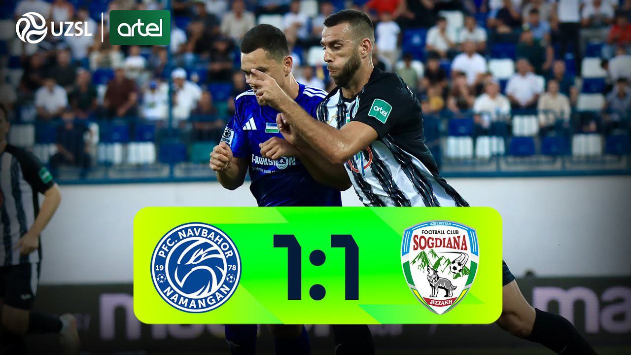 Superliga, 17-tur. Navbahor 1:1 So‘g‘diyona