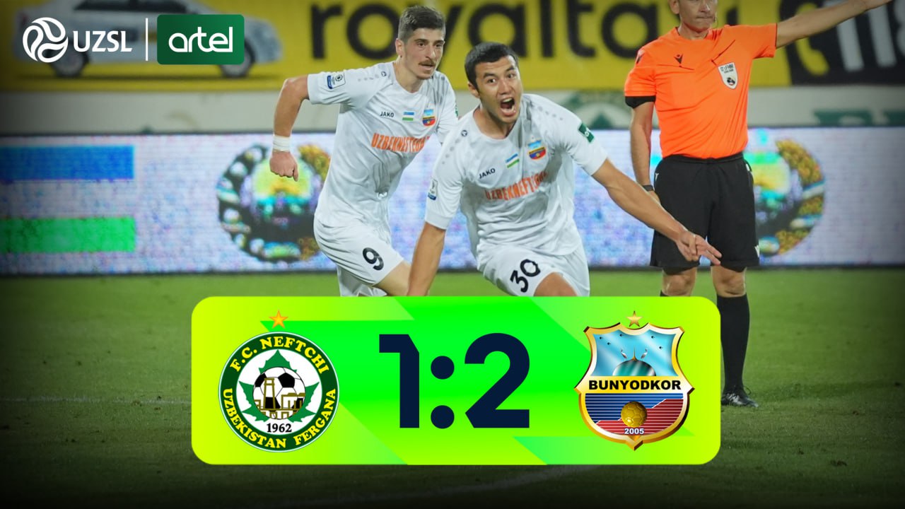 Superliga, 16-tur. Neftchi 1:2 Bunyodkor