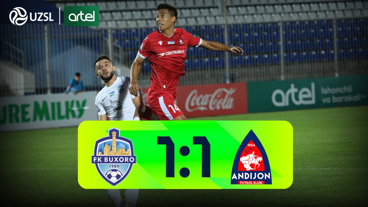 Superliga, 12-tur. Buxoro 1:1 Andijon