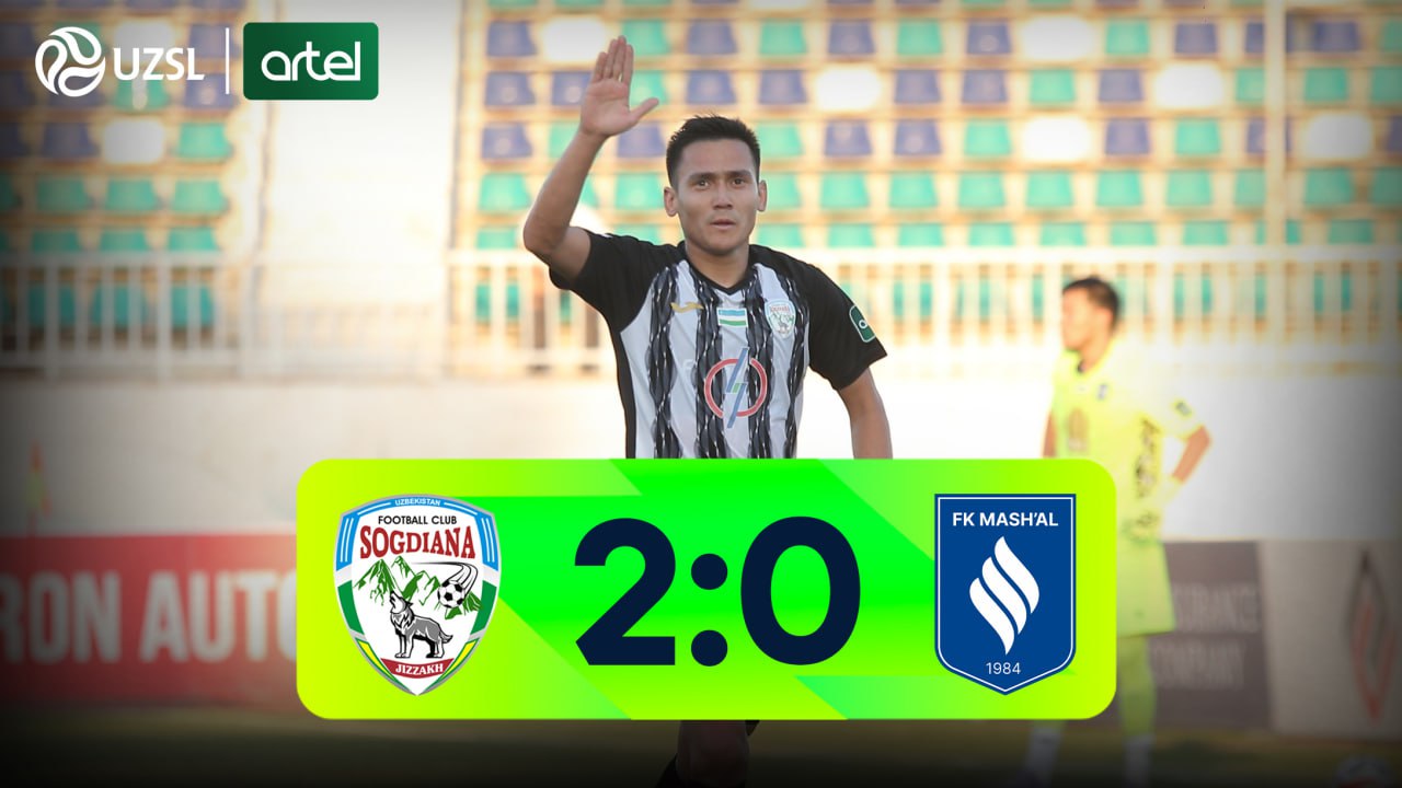 Superliga, 18-tur. So‘g‘diyona 2:0 Mash'al