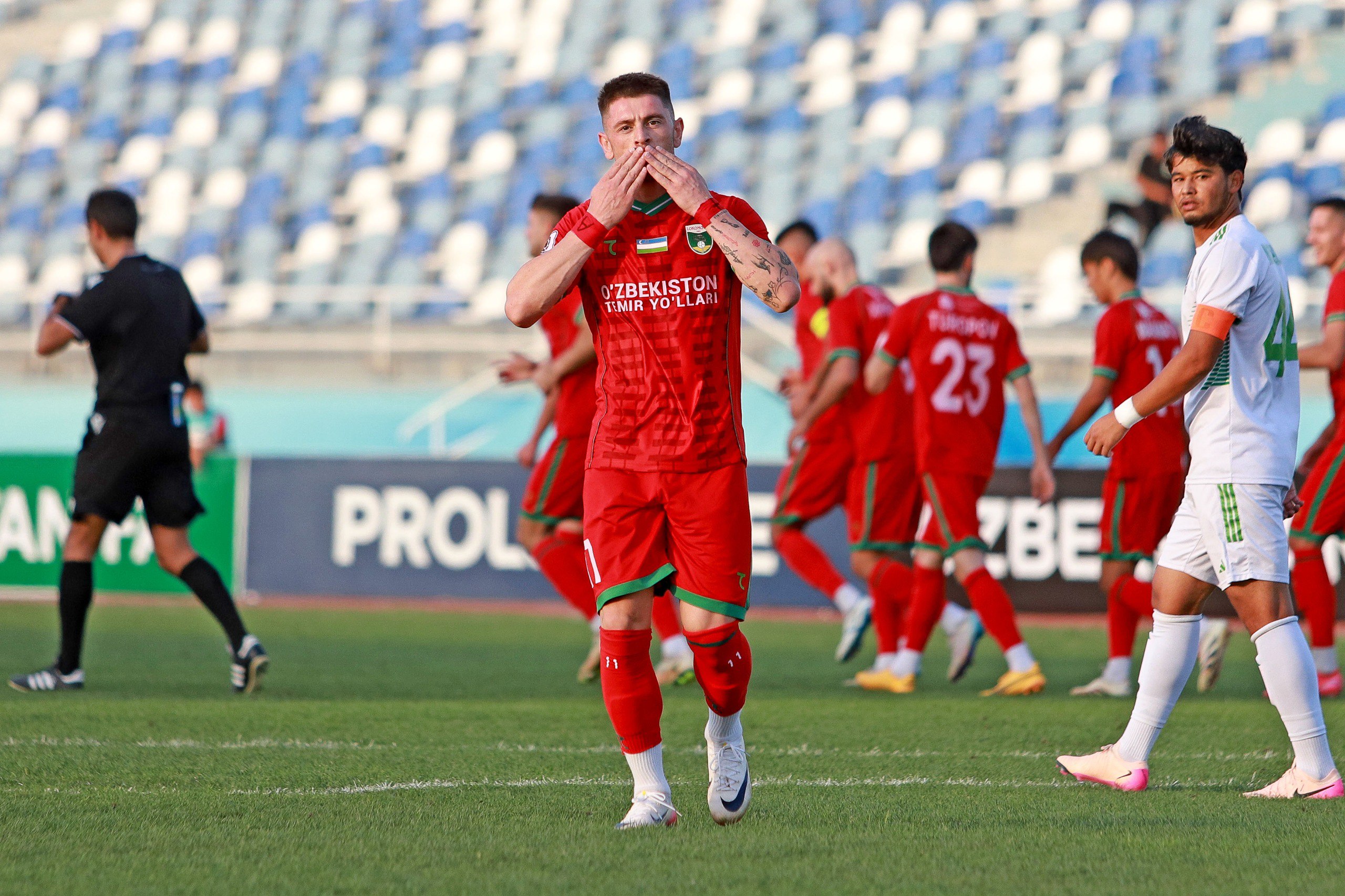 Proliga. Lokomotiv Jayxun darvozasiga javobsiz 5 ta to‘p kiritdi