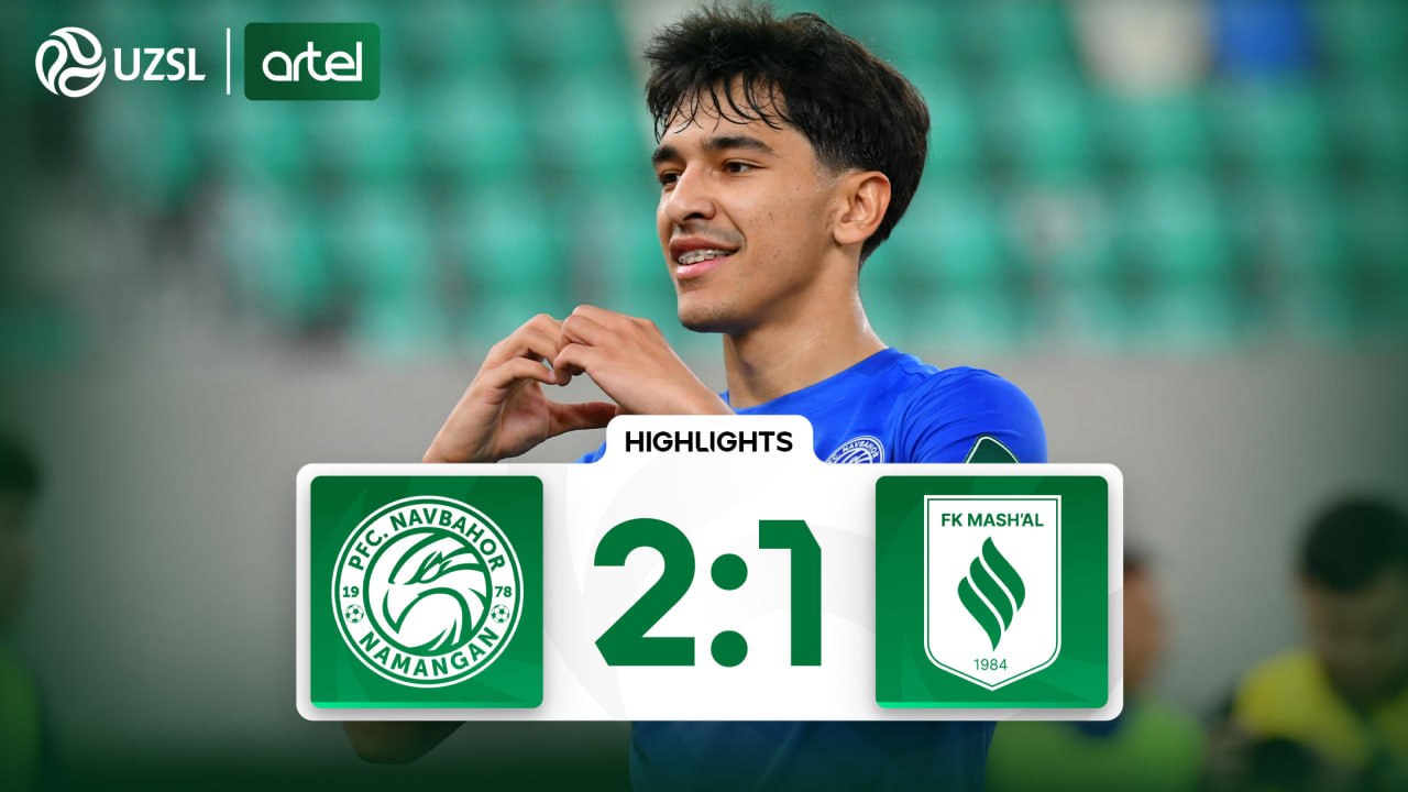 Superliga, 5-tur. Navbahor 2:1 Mash'al