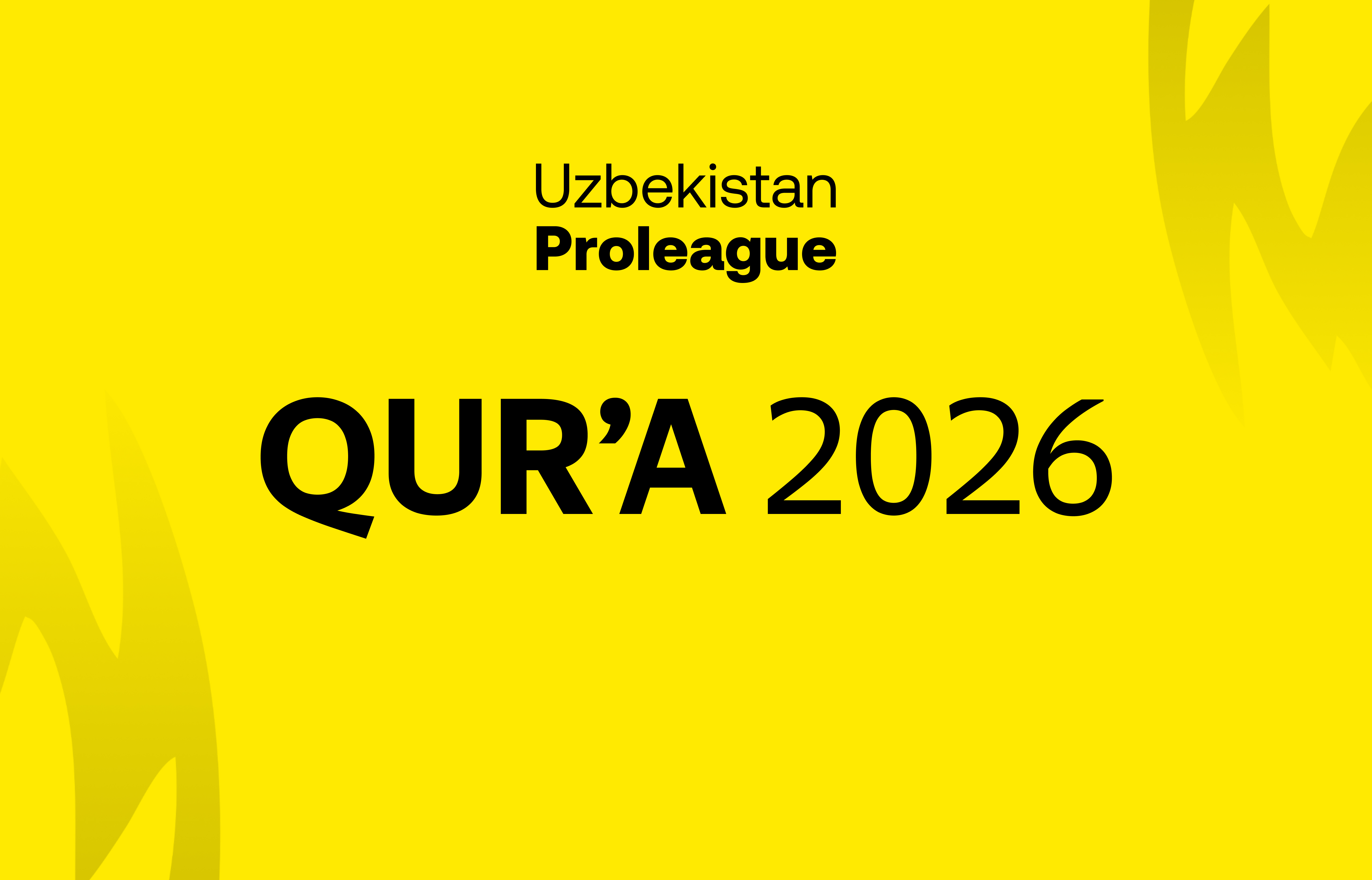 3-mart kuni Proligaga qur'a tashlash marosimi bo‘lib o‘tadi